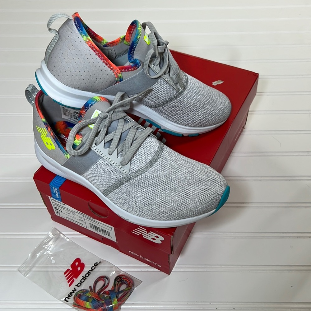New Balance Womens Fuel Core Nergize WXNRGTD Gray Running Shoes Sneakers 8.5 NWT